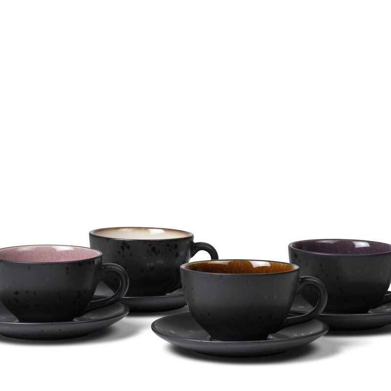 Gastro Tasse mit Untertasse 4 Stck.