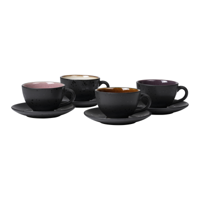 Gastro Tasse mit Untertasse 4 Stck.