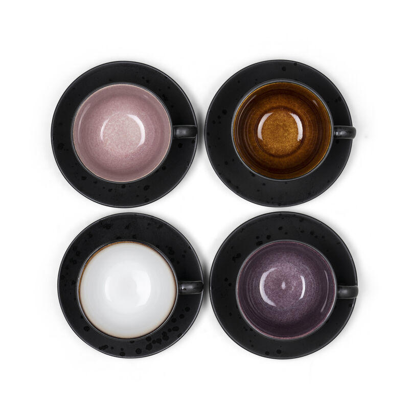 Gastro Tasse mit Untertasse 4 Stck.