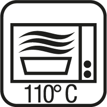 Mikroovn max 110° C