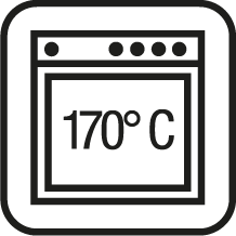 Ovnfast op til 170° C